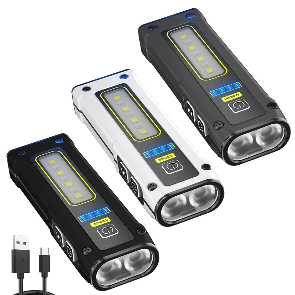 Torcia portatile XPG COB LED Torcia multiuso a 7 marce Torcia in lega di alluminio per campeggio all'aperto Escursionismo Avventura