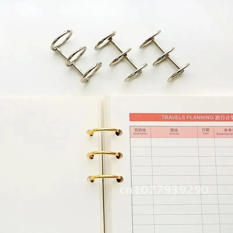 8 teile/los Metall binder ringe für Fotoalbum Notebook Lose blatt Binde ring Briefpapier Büro Schul bedarf a5 a6 Universal