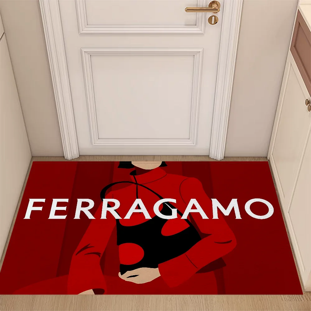 Ferragamos Entrance Door Mat Outdoor House Entrance Mat Kitchen Mats for Floor Modern Home Decoration Accessories Hallway Carpet