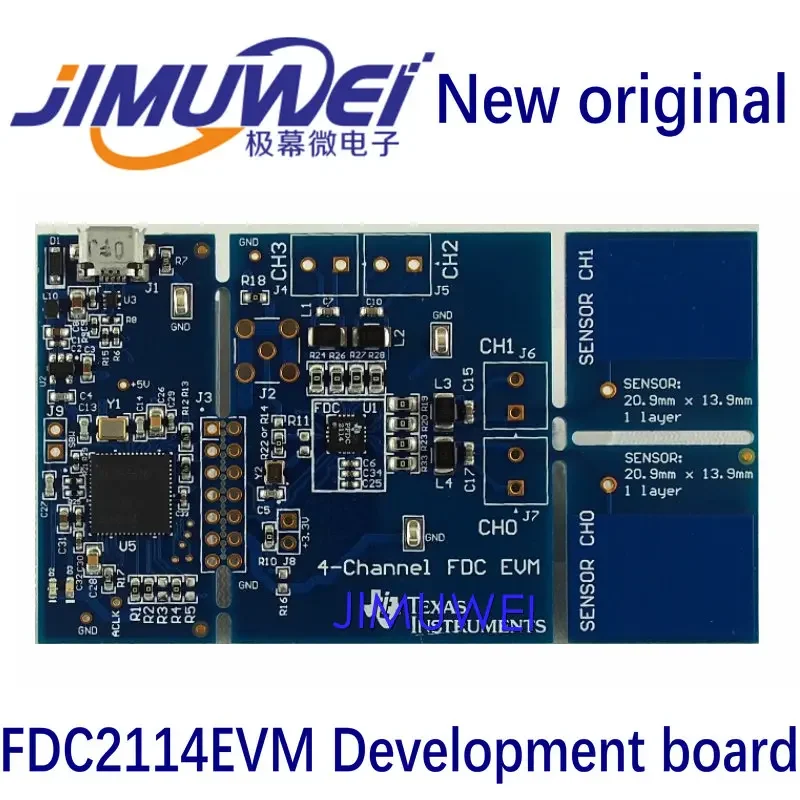 

FDC2114EVM Two capacitance sensor evaluation module development boards