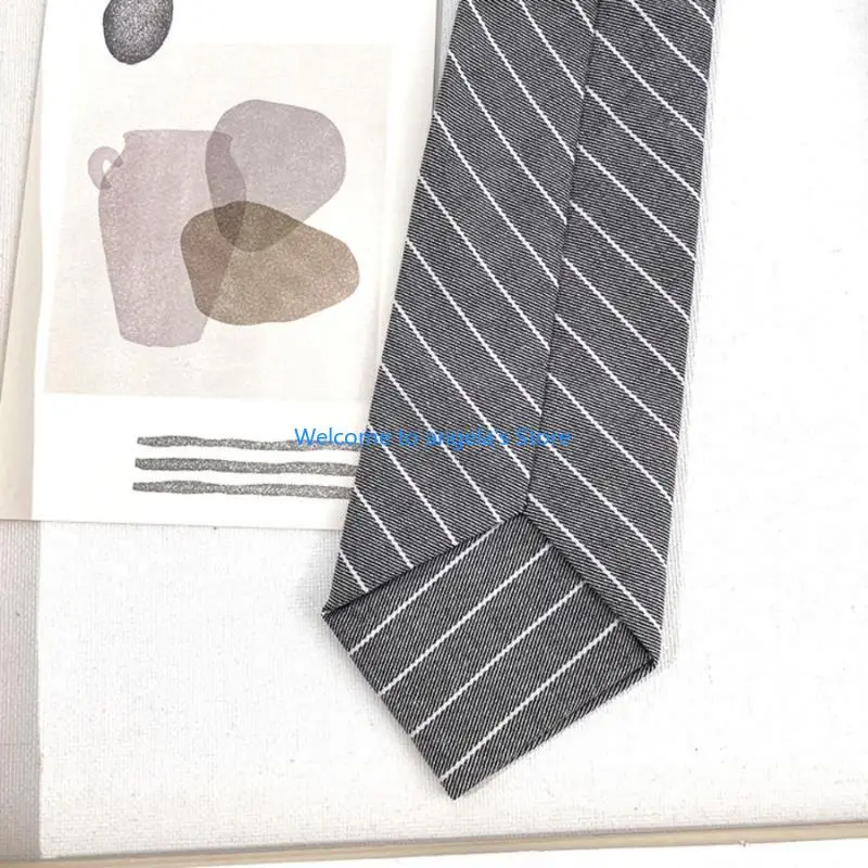 

X4YC Jk униформа черные галстуки съемный полосатый воротник японские аксессуары seifuku