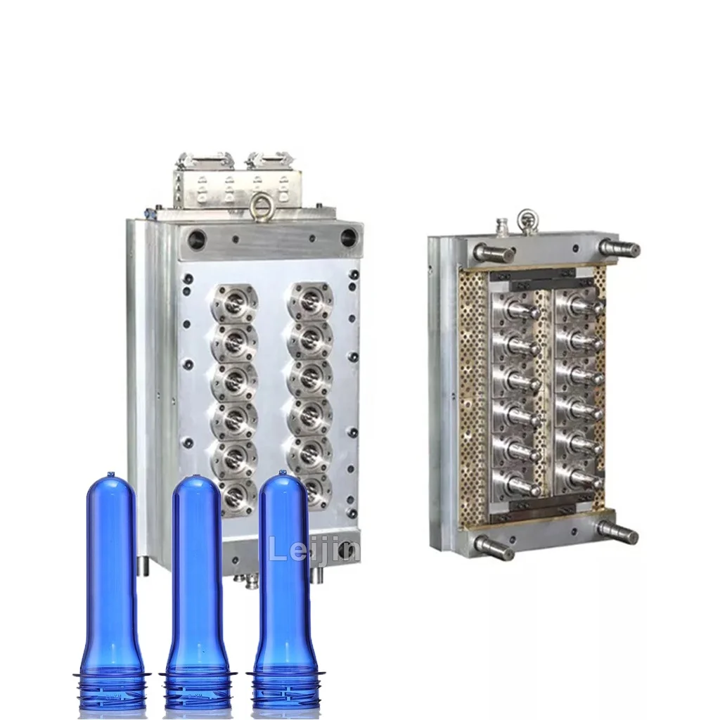 12 Cavity Normal PET Preform Mould With Short Tail Or Long Tail for 38mm 16g 18g 22g Sharing One Preform Mould