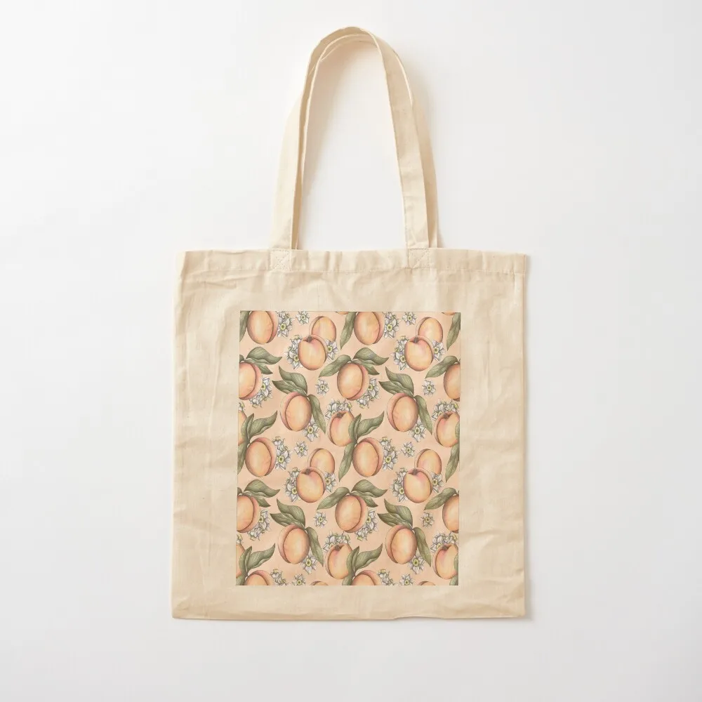 Blooming Peach Tote Bag Women's handbag tote bag woman personalized tote