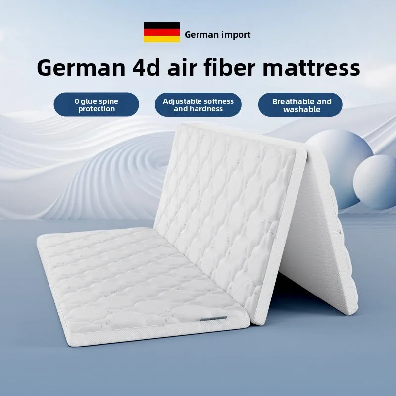 4d air fiber mattress tatami folding 3D removable and washable ridge, breathable floor, hard