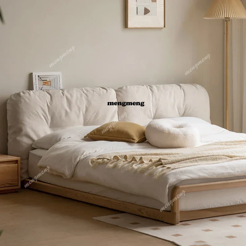 

Простая деревянная современная кровать, королевская спинка, белые шкафы, татами, двуспальные кровати, двойной лофт, пол в отеле, мебель Camas De Dormitorio