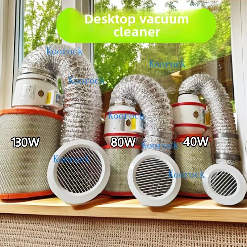 New Nail Dust Collector Powerful Suction Quiet Desktop Carving Vacuum for Wood Engraving - view 3