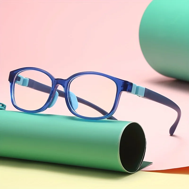Anti-Blaulicht-Brille für Kinder, abnehmbare Silikon-Computerbrille für Kinder, Jungen und Mädchen, ultraleichter Rahmen, Augenschutzbrille