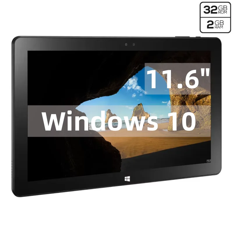 

11.6'' Windows 10 Quad Core 2GB RAM 32GB ROM Tablet PC 1920*1080 IPS WiFi Bluetooth-4.0 5000mAh HDMI-Port