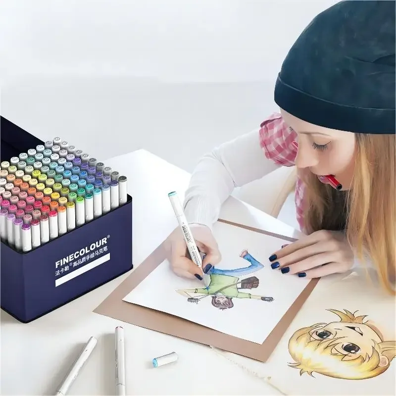 Рисунок 2 - FINECOLOUR EF100 спиртовые художественные маркеры