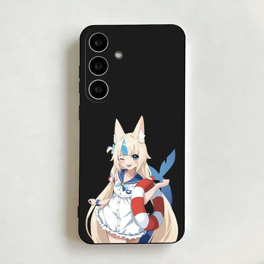Sameko Saba Cute Anime VTuber  Phone Case For Samsung Galaxy A73,A72,A71,A70,A53,A52,Cover Black Shell ll