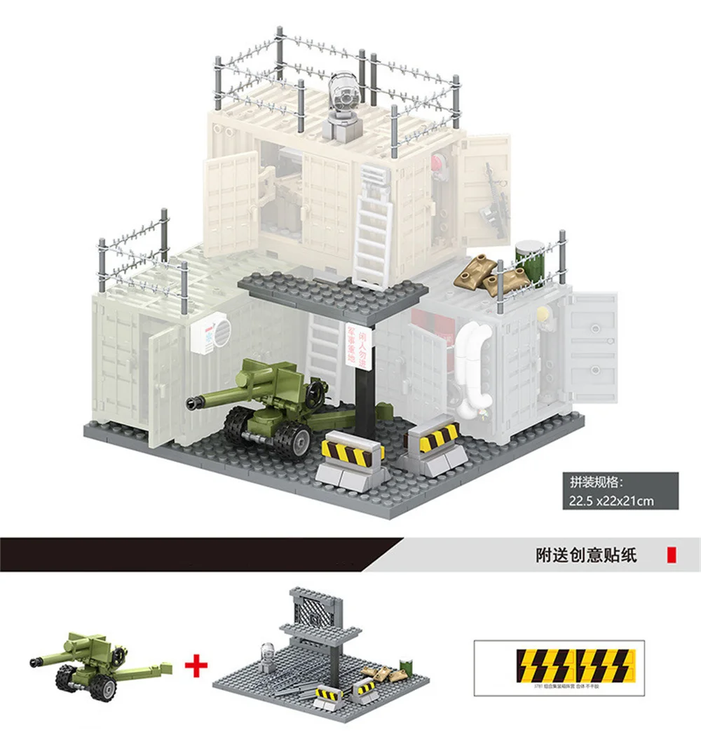 Weltkrieg Armee Militär Soldaten SWAT Szene Passende Zubehörteile Modellbausteine Kinder-Spielzeug – Detail 19