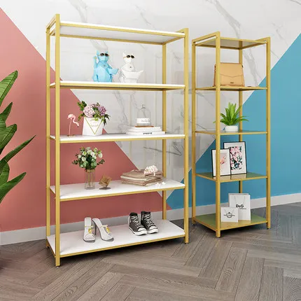 

Simple bag shoe store shoe rack display multi-layer storage display rack store wrought iron shelf