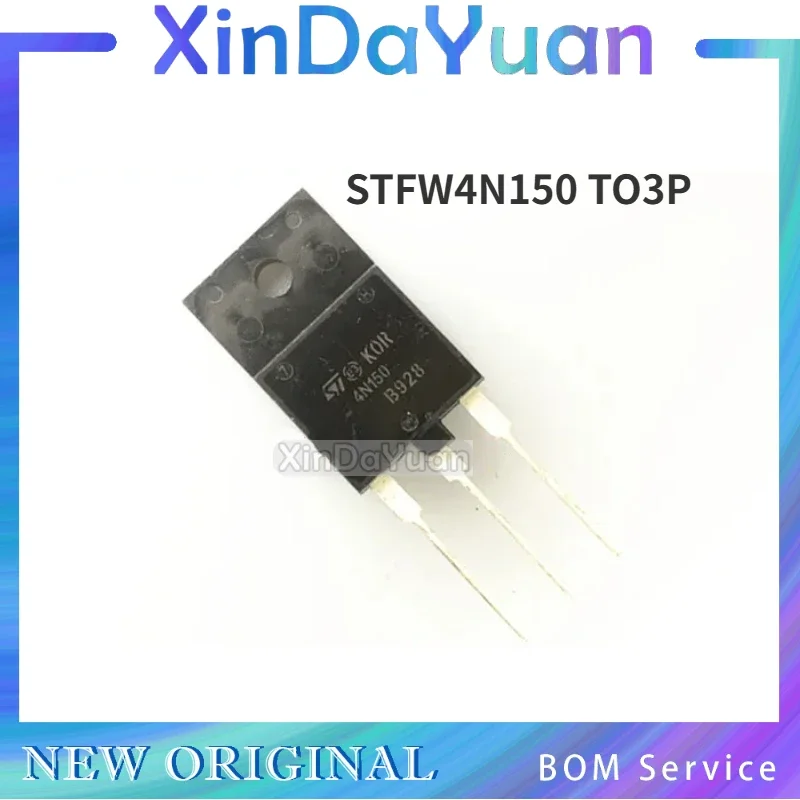 5 pcs STFW4N150 4N150 N 4A/1500V TO-3PF  Inverter MOS Field Effect Tube