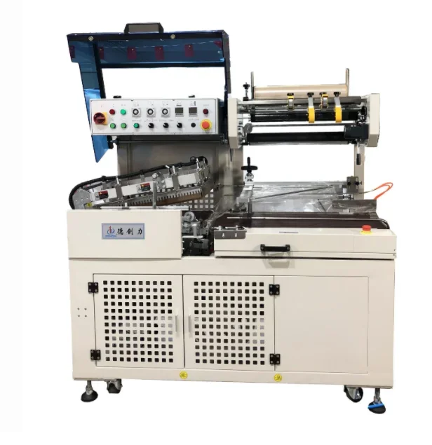 Commercial DPL-4535 L Sealer Auto Film Packing Heat Tunnel Shrink Wrapping Machine For Box