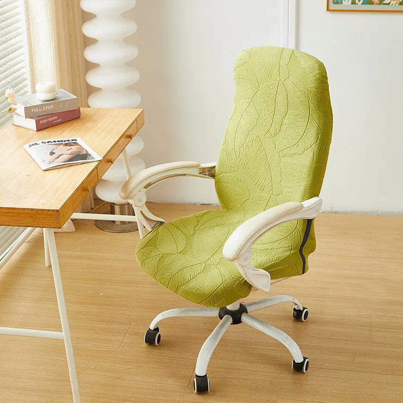 

S/M/L Size Office Chair Cover Stretch Anti-dirty Computer Swivel Seat Chair Cover Universal Home Office Computer Chair Slipcover