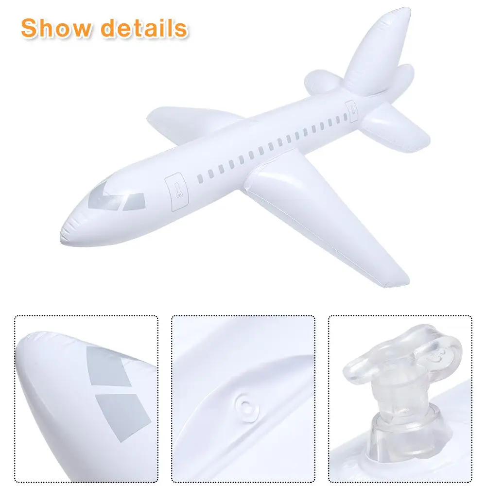 100 cm PVC Kid Verjaardagscadeau Float Vliegtuig Vliegtuigen Cartoon Vliegtuig Vliegtuigen Speelgoed Opblaasbare Vliegtuig