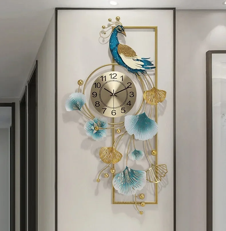 طراز صيني جديد، غرفة معيشة للاستخدام المنزلي، طراز عصري بسيط، ساعات وساعات عصرية #6