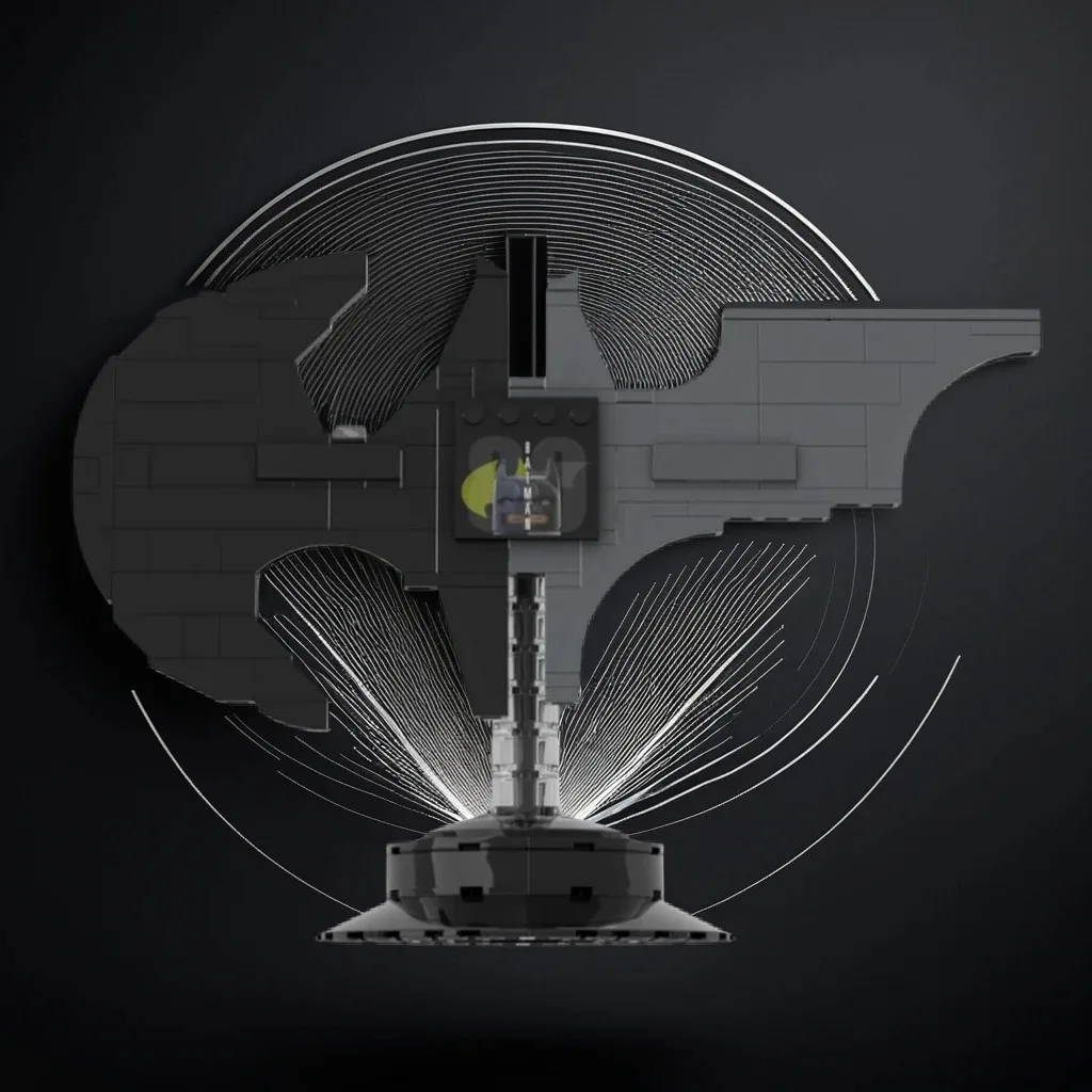 

124 шт. MOC символ летучей мыши-эволюция DIY символ летучей мыши, коллекционное издание, образовательная модель, строительные блоки, игрушки на день рождения, подарок