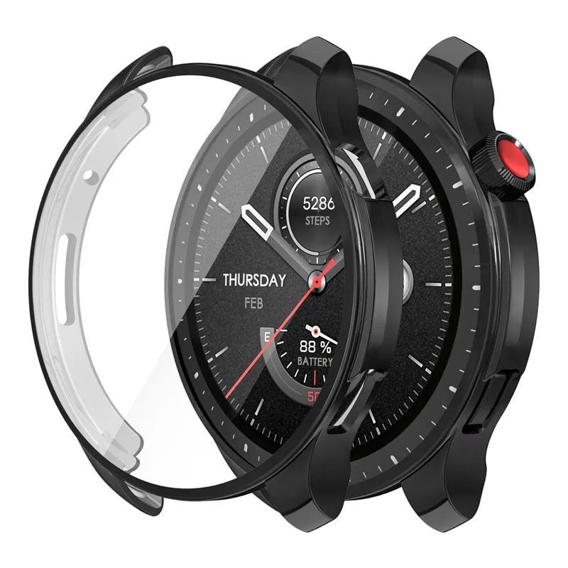 Watch Cover For Amazfit GTR 4 Screen Protector Case GTR4 Full TPU Protective Bumper For Amazfit GTR 4 Smartwatch Case Shell