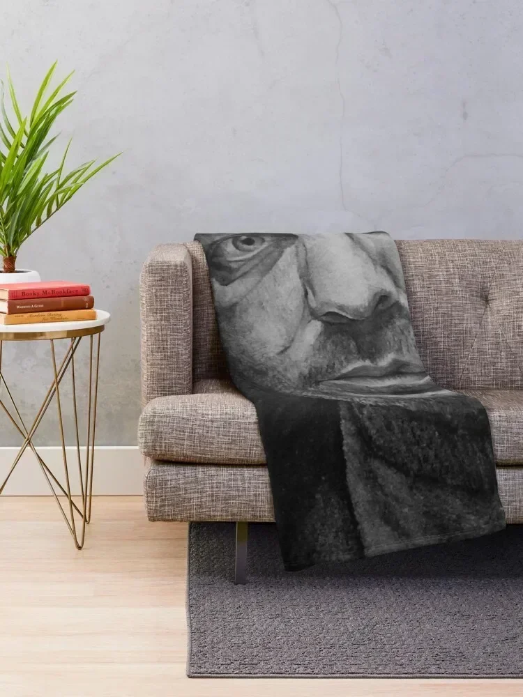 TIll Lindemann Portrait Throw Blanket manga Bed covers blankets and throws Decorative Beds Blankets