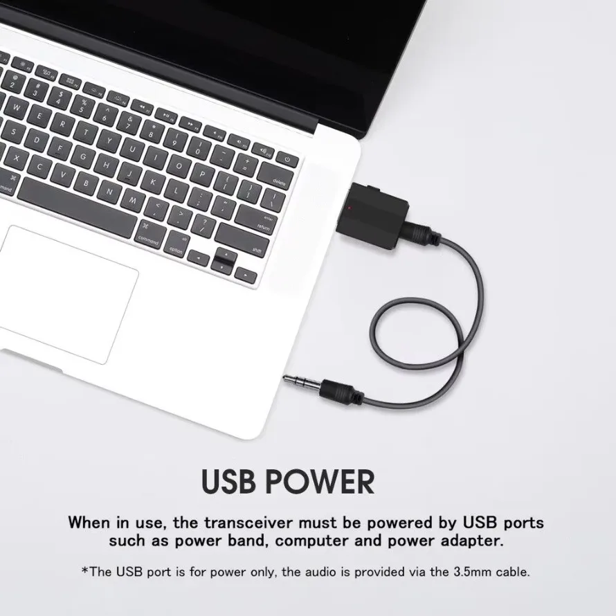 USB-передатчик Bluetooth-приемник 2 в 1, беспроводной USB-адаптер Bluetooth, разъем AUX 3,5 мм для ПК, автомобильной музыки, AUX, стерео, ТВ, наушников