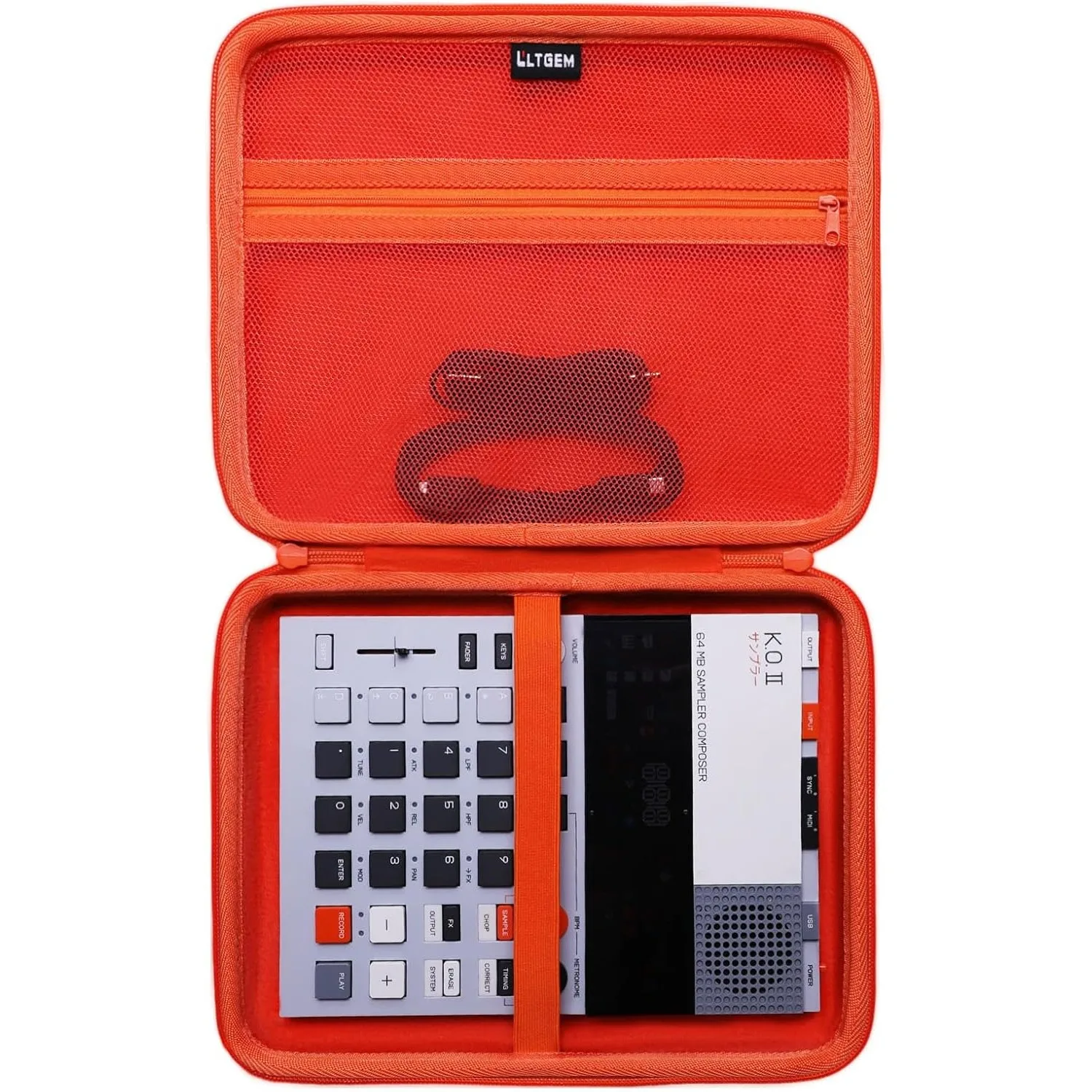 Etui LTGEM kompatybilne z Teenage Engineering EP–133 K.O. II/EP-1320 Średniowieczny Sampler, Tylko Obudowa — zdjęcie produktu 7