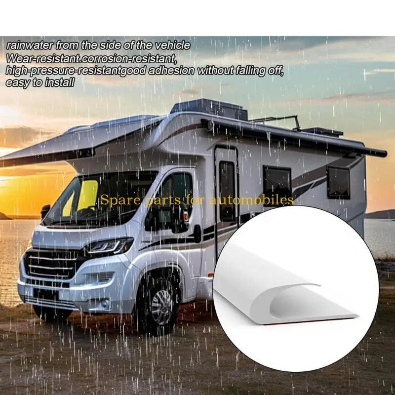 

H58F Водосточный желоб из ТПЭ Гибкий канал для воды из ТПЭ Простая установка Водоотводная система Подходит для крыши автодома