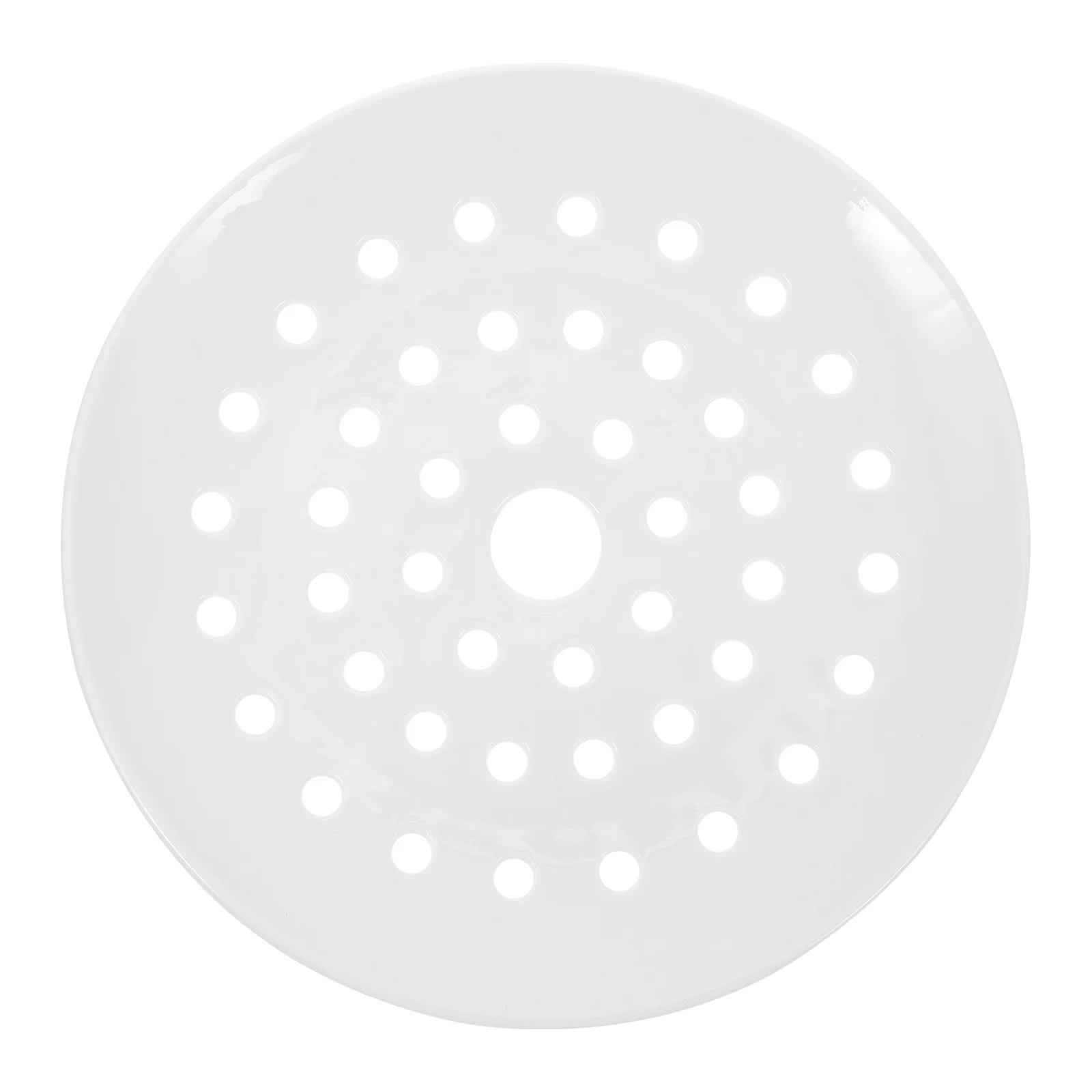 

1Pcs Multi Holes Ceramic Steamer Plate Safe Practical Home Kitchen Supplies Food Steamer Steamed Fish Plate