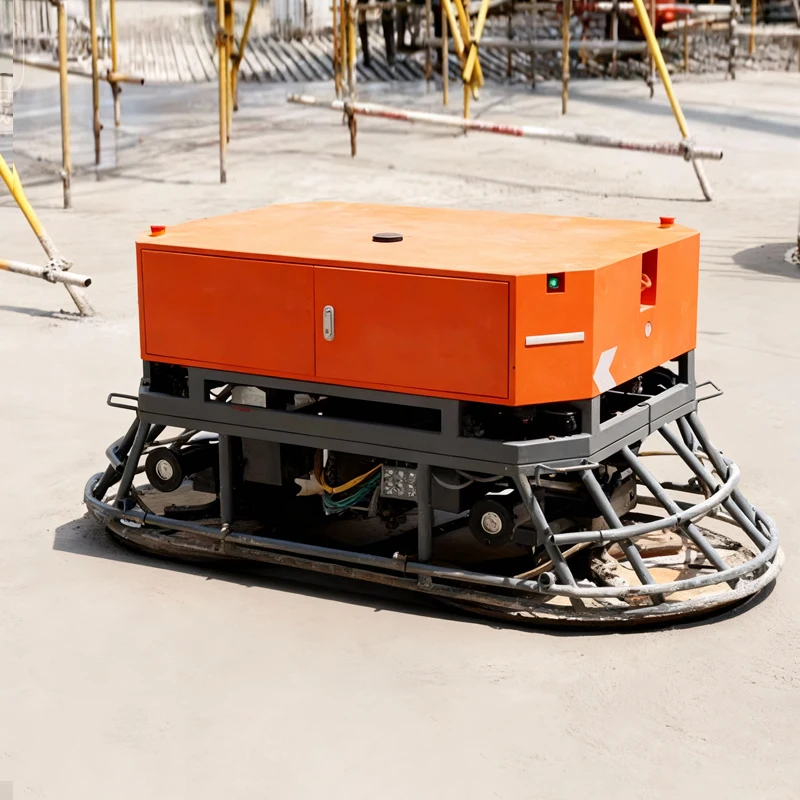 Machine à lisser à double disque télécommandée - Contrôle de mouvement personnalisé pour une construction de précision