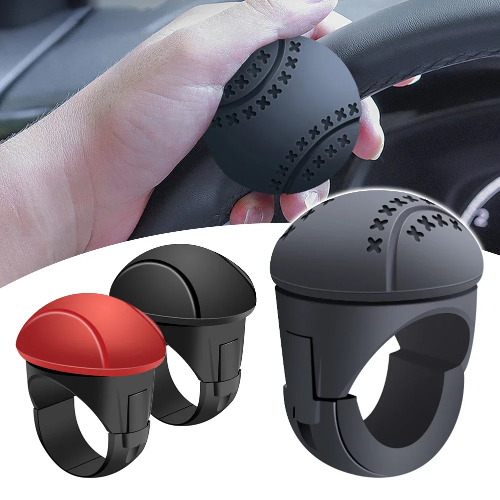 Car Turning Steering Wheel Booster Spinner Knob 360 Degree Rotation Metal Bearing Power Handle Ball Shaped Car Accessories