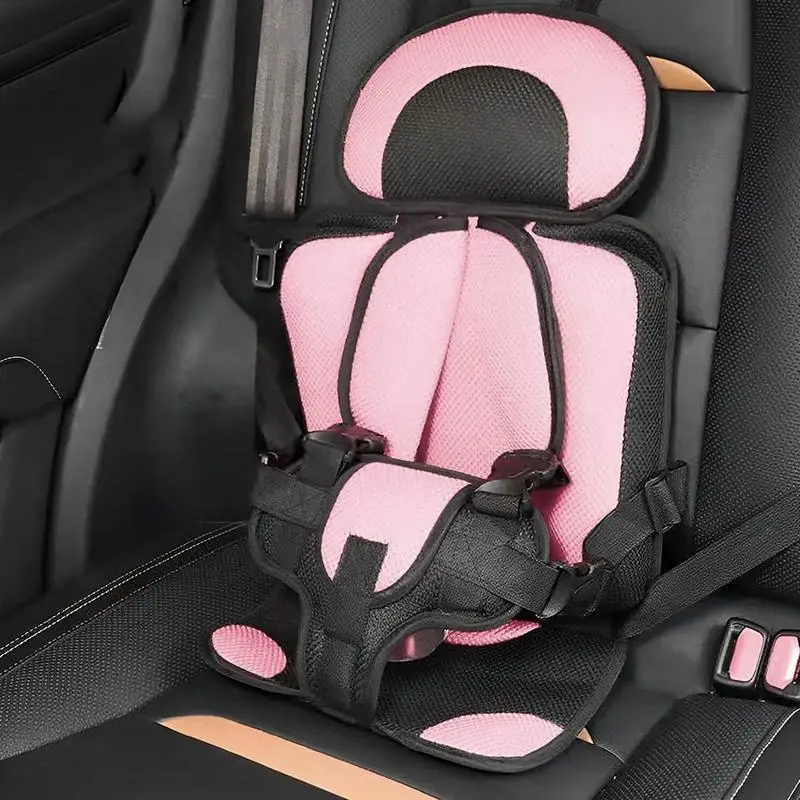 Kid Safety Seat Universal Car Seat Cushion Seat Belts Soft Padding Portable Adjustable Child Safety Belts Travel Car Accessories