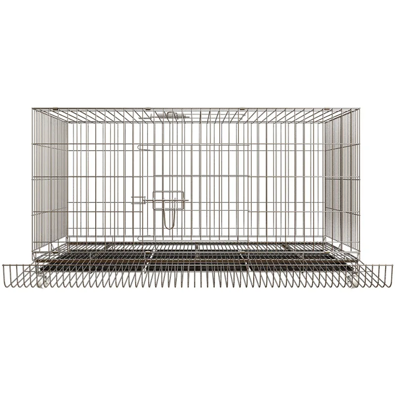 

Chicken Cage Large Fecal Pan Removal Folding Cage Wire Mesh Chicken Coops Cages Egg Layer