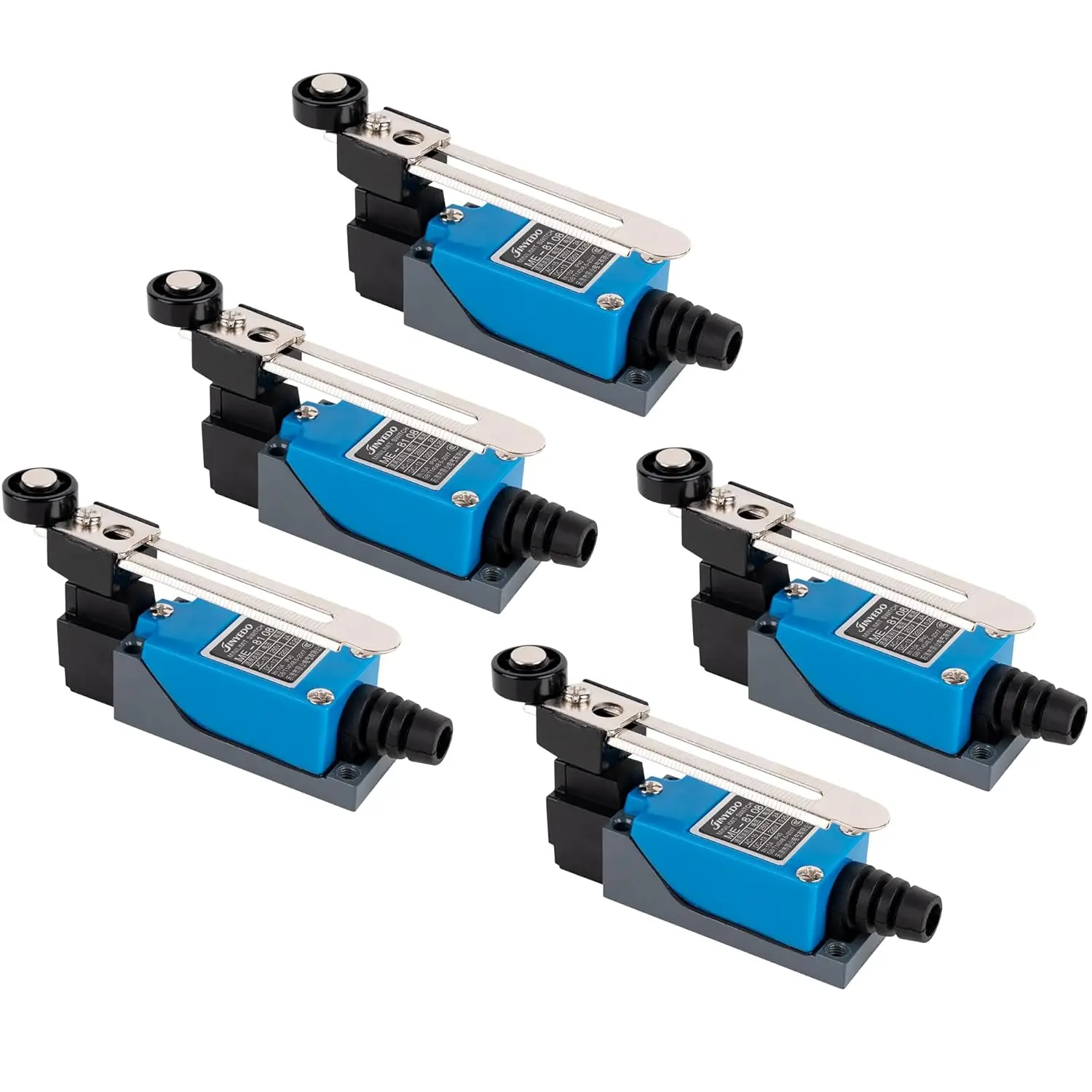 5 قطعة ME-8108 لحظة الأسطوانة رافعة الذراع الحد التبديل NC-NO التيار المتناوب 250 فولت 5A تيار مستمر 115 فولت 0.4A لجهاز التوجيه مطحنة CNC