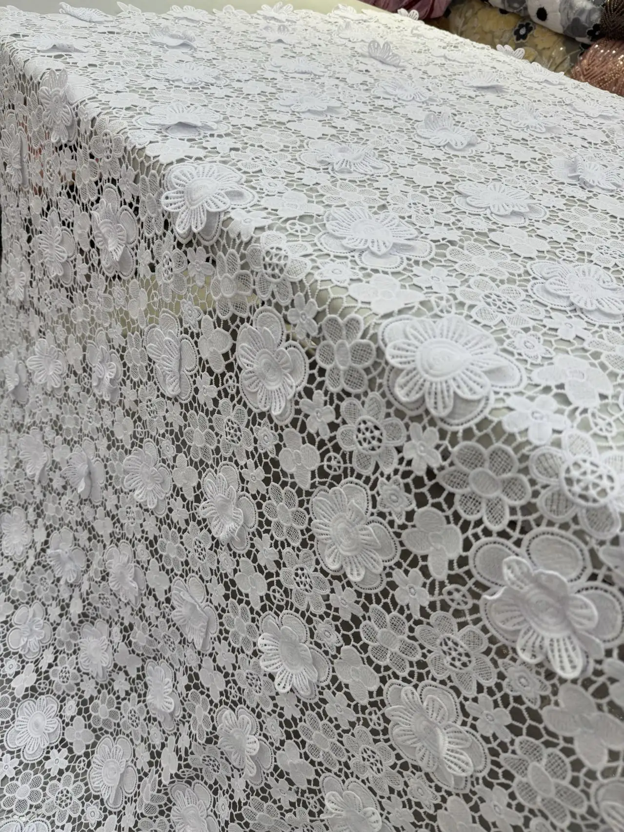 

3D вышитый гипюровый купион, кружевное, приятное для кожи, африканский шнур, ткань, Ближний Восток, свадебное вечернее женское платье русалки с аппликациями