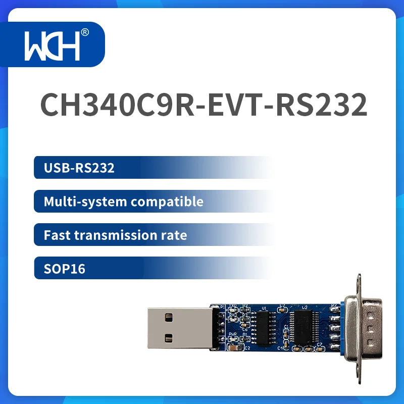 CH340C9R-EVT-RS232: Der zuverlässige USB-RS232-Wandler für professionelle und hobbytechnische Anwendungen