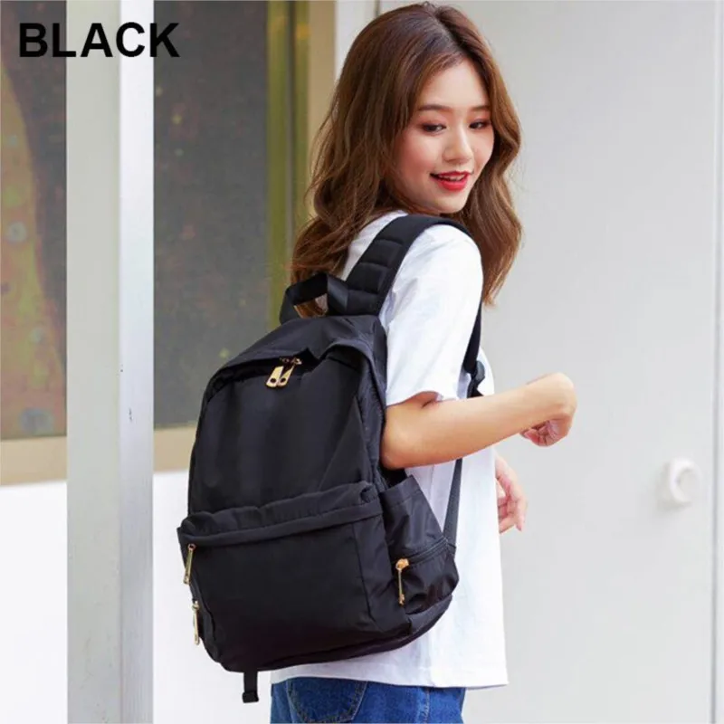 

2025 Водонепроницаемый рюкзак из ткани Оксфорд в японском стиле, легкая дорожная сумка для ежедневного использования для женщин