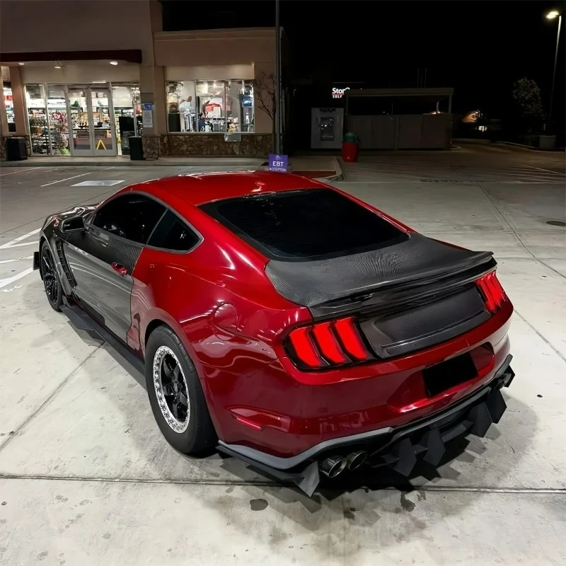

Premium-Grade FORFord Mustang CSL-Style Carbon Fiber Trunk Lid with Spoiler 2014-2023