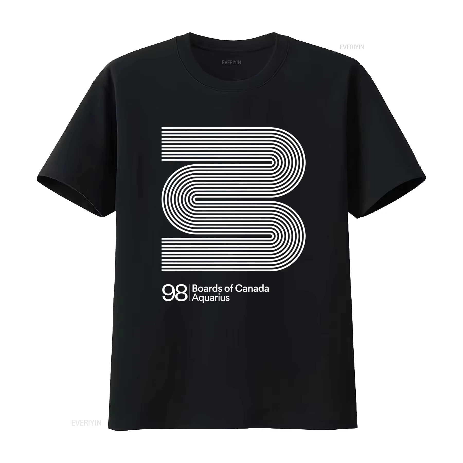 2026 Retro 98 Boards of Canada Aquarius Design T Shirt Vintage Style for Men and Women Unique Print vinta