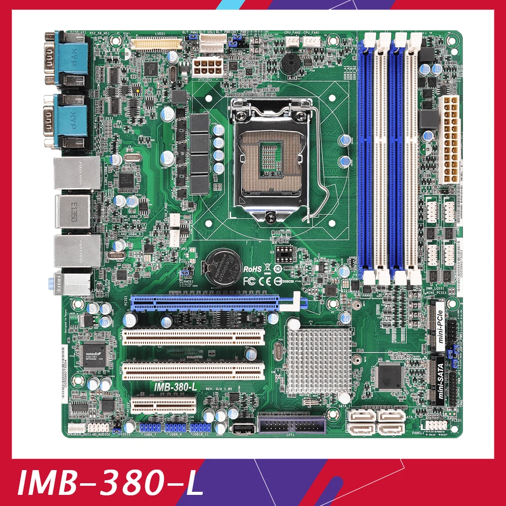 

IMB-380-L для материнской платы ASrock с промышленным управлением 4 * USB 3,0 1xMini-PCIe 1xmsata