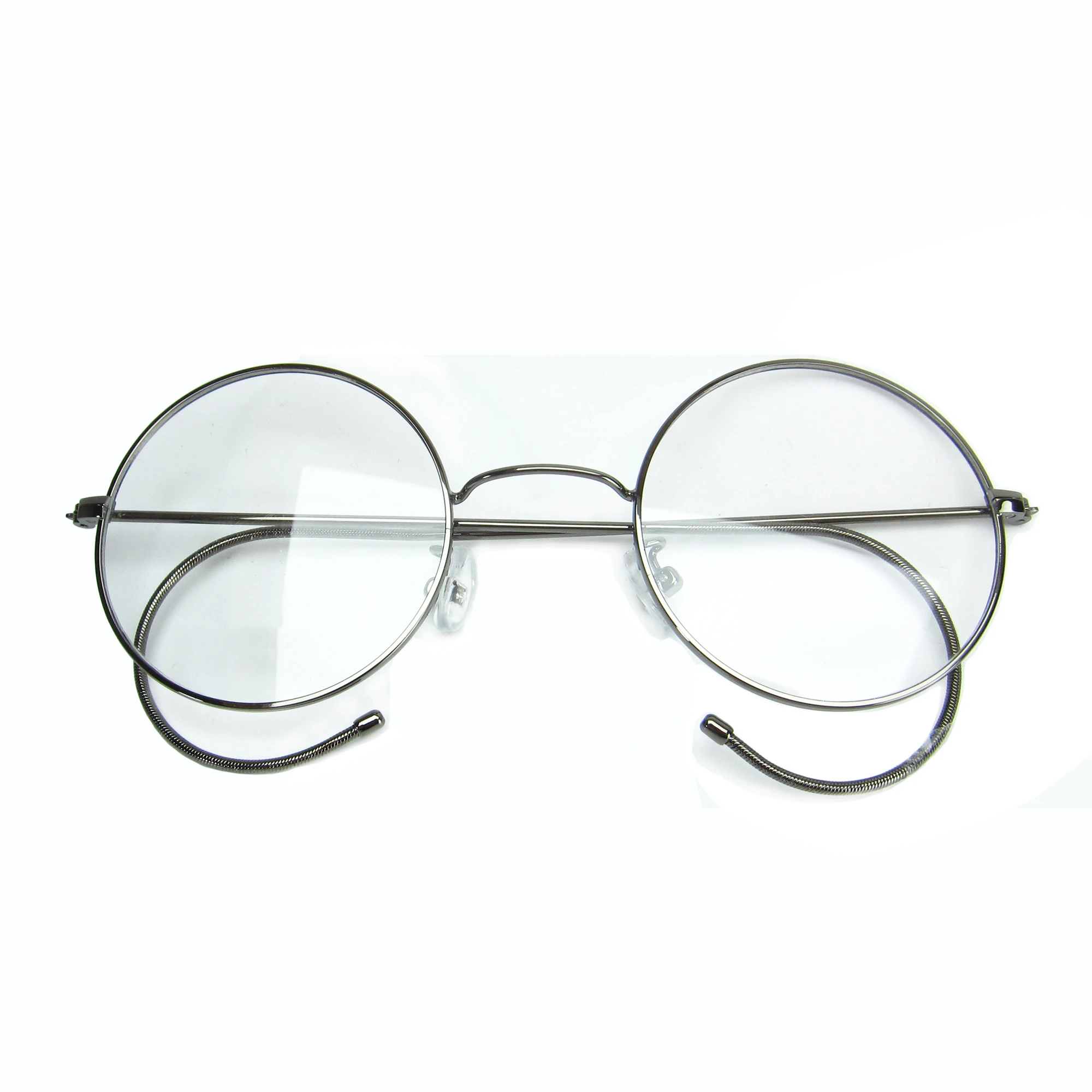 Retro Round Spring Glasses Flexible Optical Eyewear Vintage Filamentous Eyeglasses Classic Adjustable Spectacles