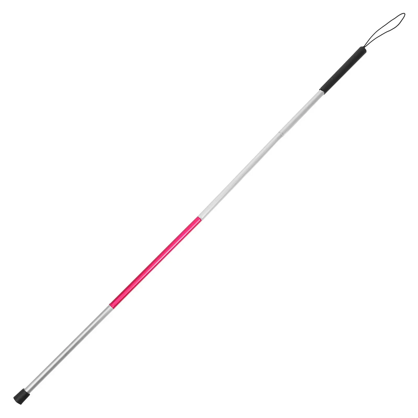 

Reflective Walking Cane Folding Metal Stick For Elderly Blind Person Support Crutch Non-Slip Hiking Walking Stick Seniors