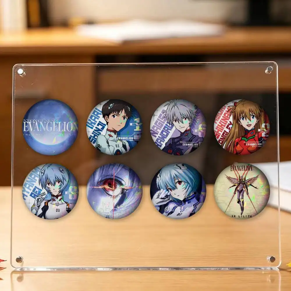 Anime Kreative Neon Genesis Evangelion Kreative Weiche Anstecknadeln aus Weißblech mit Tiermotiven Brosche Reversnadel Rucksack-Abzeichen Accessoires Pin