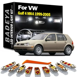 BADEYA 13Pcs LED Interior Reading Door Light Kit For VW Volkswagen Golf 4 MK4 1999 2000 2001 2002 2003 2004 2005 Sun Visor Bulb