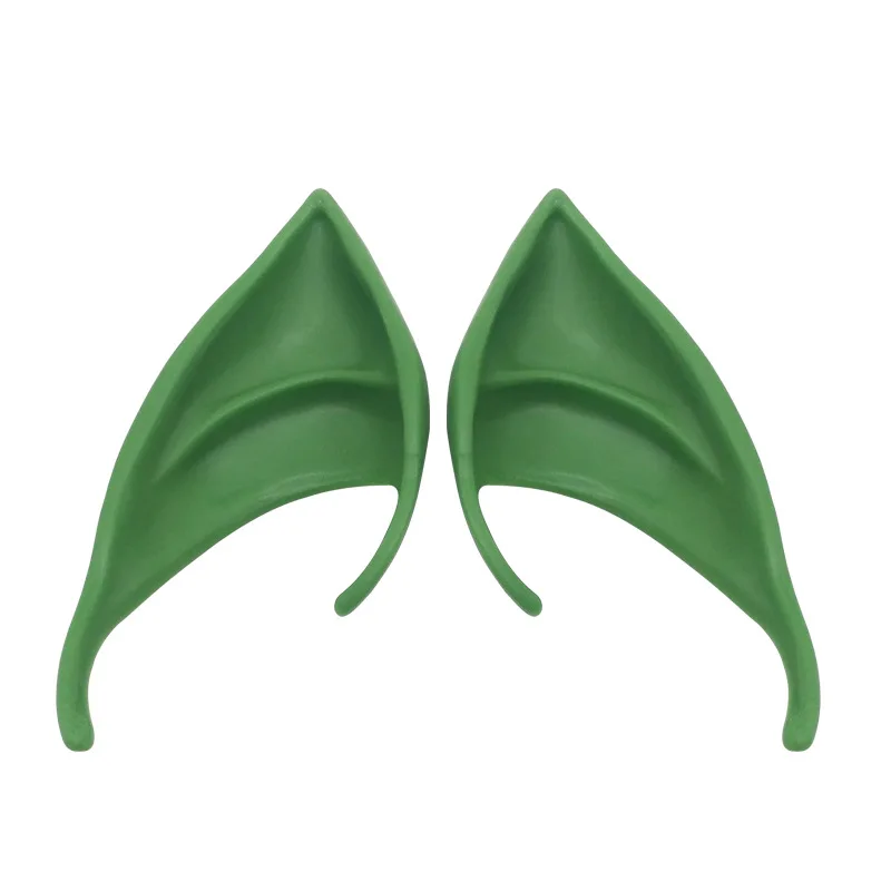 Halloween Elf Ears Cosplay Accessories Latex Fairy Angel Ears Headwear with Photo Props Adult Kids Fancy Dress Decoration