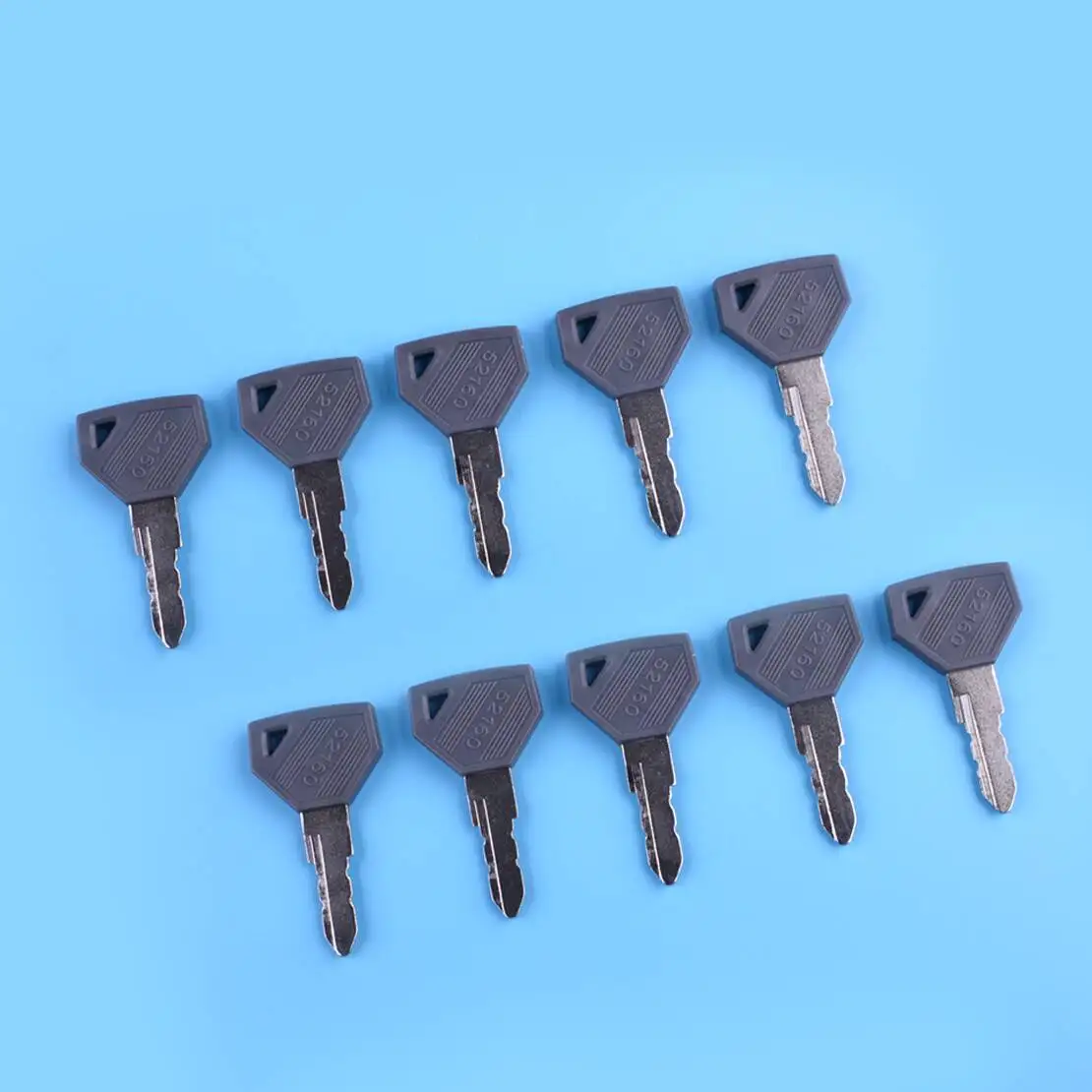 198360-52160 194155-52160 198162-52150 10pcs Ignition Key Fit for Yanmar John Deere Excavator Grader Dozer Tractor