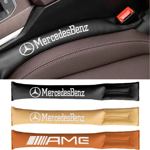 카시트 갭 필러 소프트 패딩 가죽 누출 패드 플러그 스페이서, 메르세데스 벤츠 AMG E C M R S 클래스 W176 W204 W212 GLC CLA용, 2 개