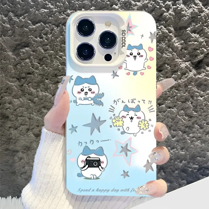 

Kawaii IPhone Case for 16 Pro Max Cartoon Animes Chiikawa Case for Ipone 15 14 Pro Protective Cover Apple 13 12 Plus Phone Case
