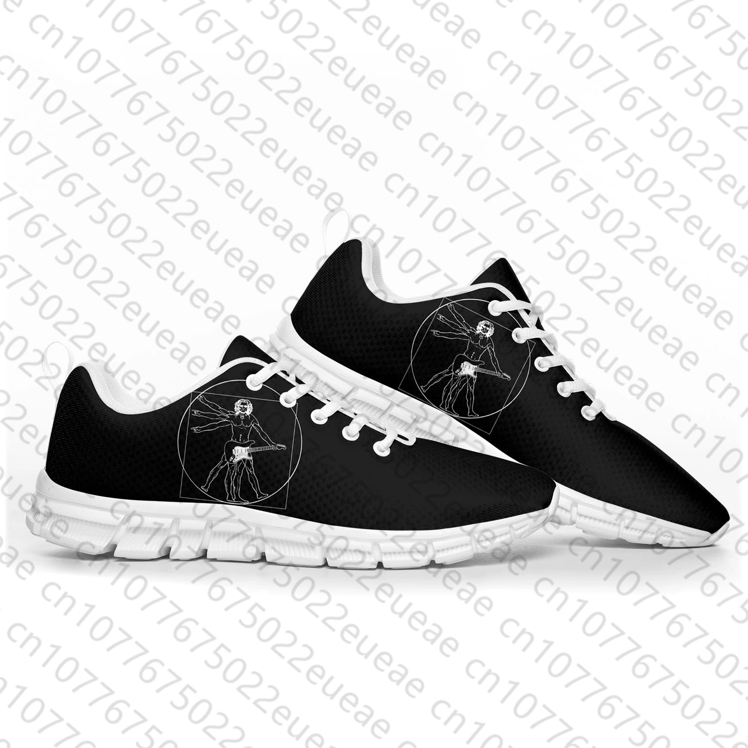 Vitruvian Man Guitar Da Vinci Sports Shoes Mens Womens Teenager Kids Children Sneakers Casual Custom High Quality Couple Shoes