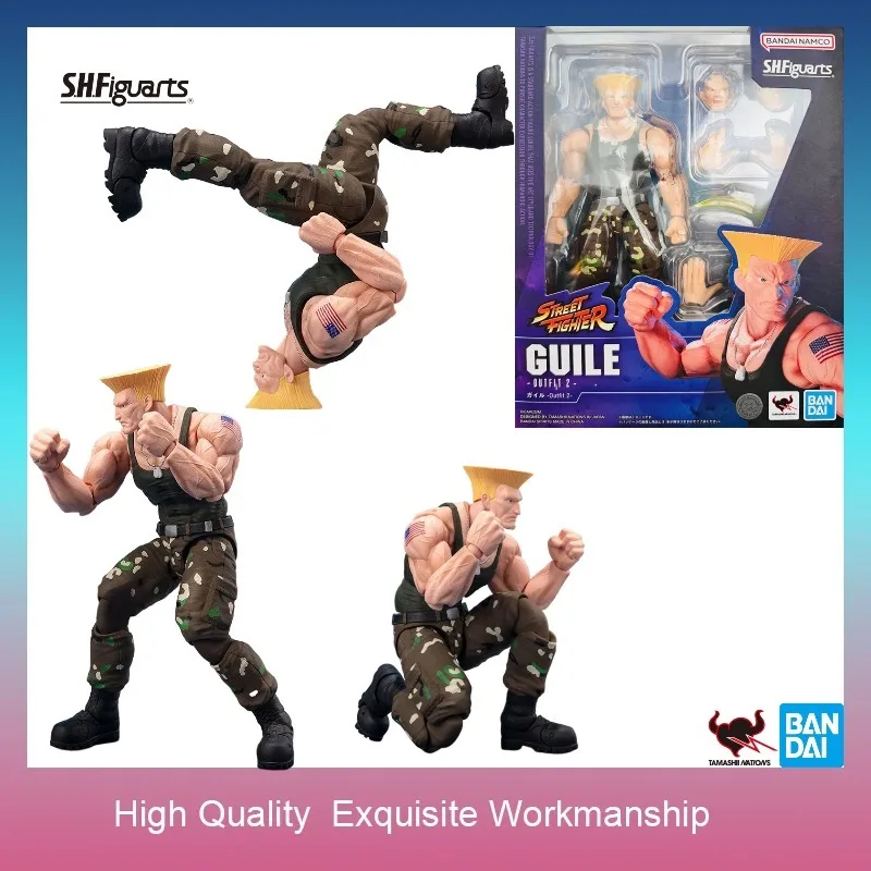 en-stock-figurine-d'action-officielle-bandai-shfiguarts-guile-outfit-2-street-fighter-figurine-de-collection-d'anime-jouet-a-collectionner-cadeau-de-noel