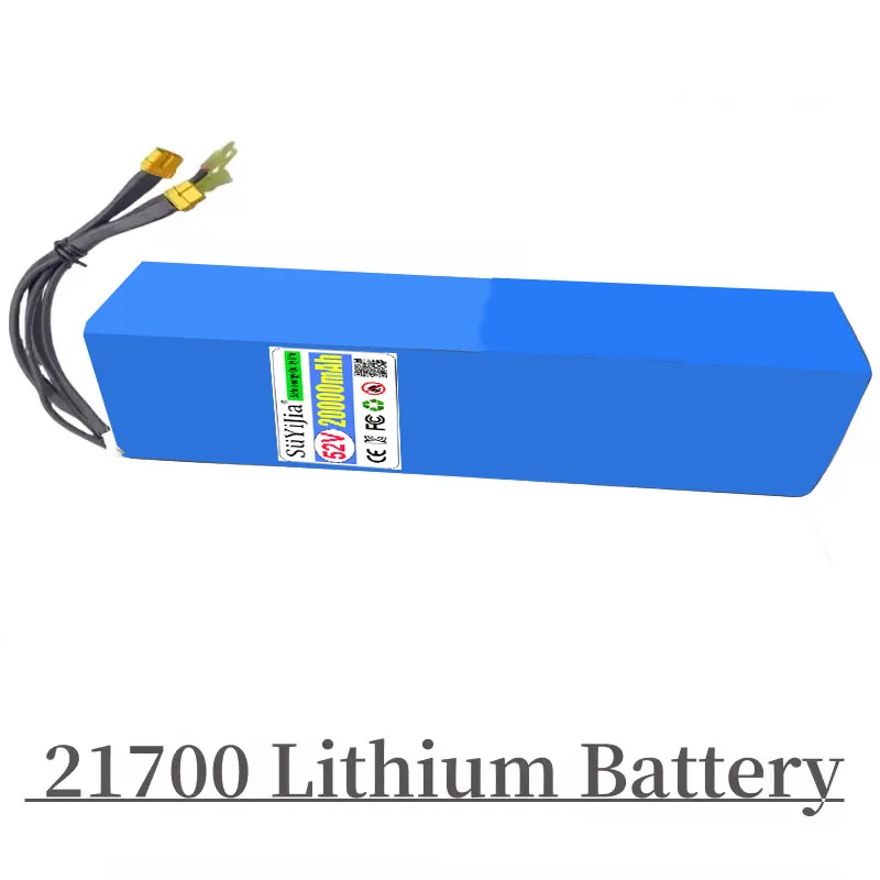 14S4P 52V 20Ah 21700 Li-ion Battery Pack Dual Port Fast Charging Suitable for   Dual Drive Electric Scooters